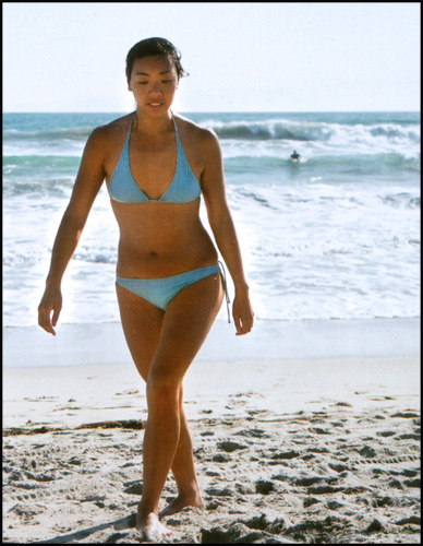 Woman on the beach de Allan Browne