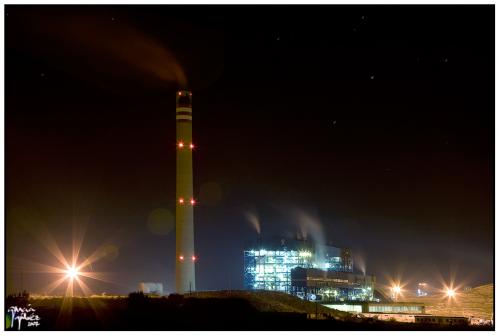 Nocturna de la Central Térmica de Carboneras - garcía gálvez © 2007 -