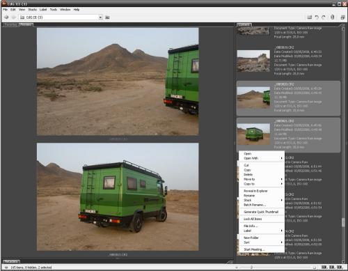 Abrir imágenes desde Adobe Bridge