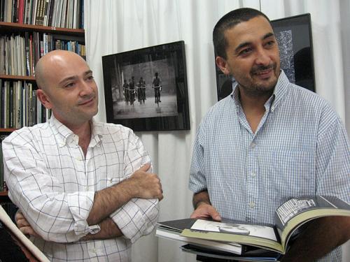 El autor de jggweb con Gabriel García