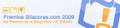 Premios Bitácoras.com 09